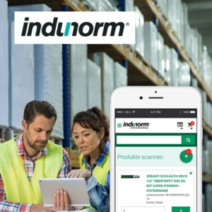 Indunorm PWA Scanner-App für Schnellbestellungen Case Study