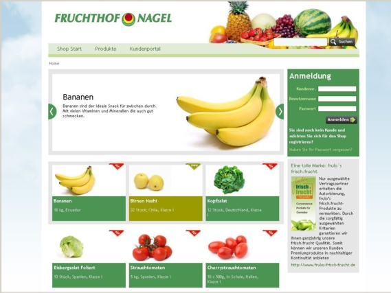 New Fruchthof Nagel Website Integrates Shop Elements 