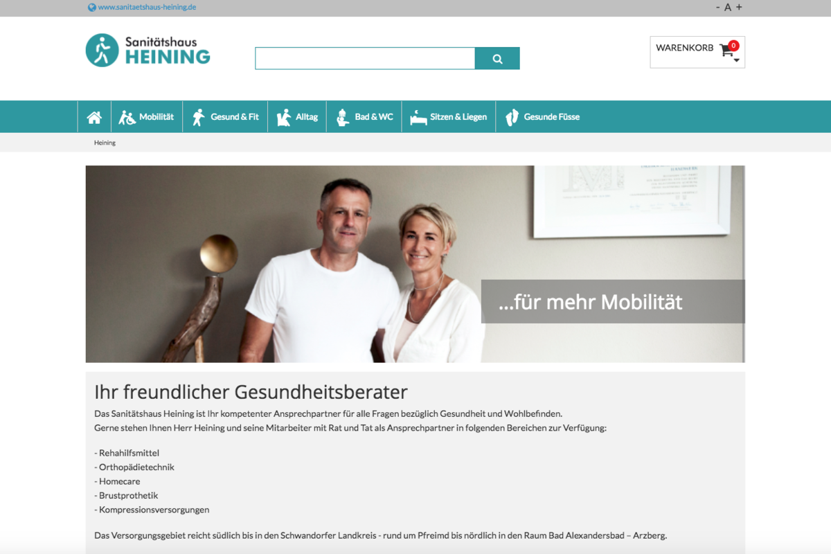 Heining Sanitätshaus Ortheg Multishop